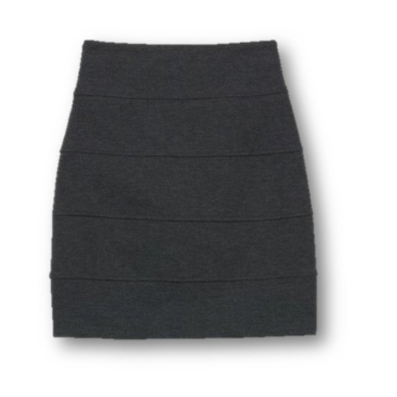 TALULA Mini Skirt - Size 6, Dark Grey - Picture 2 of 4